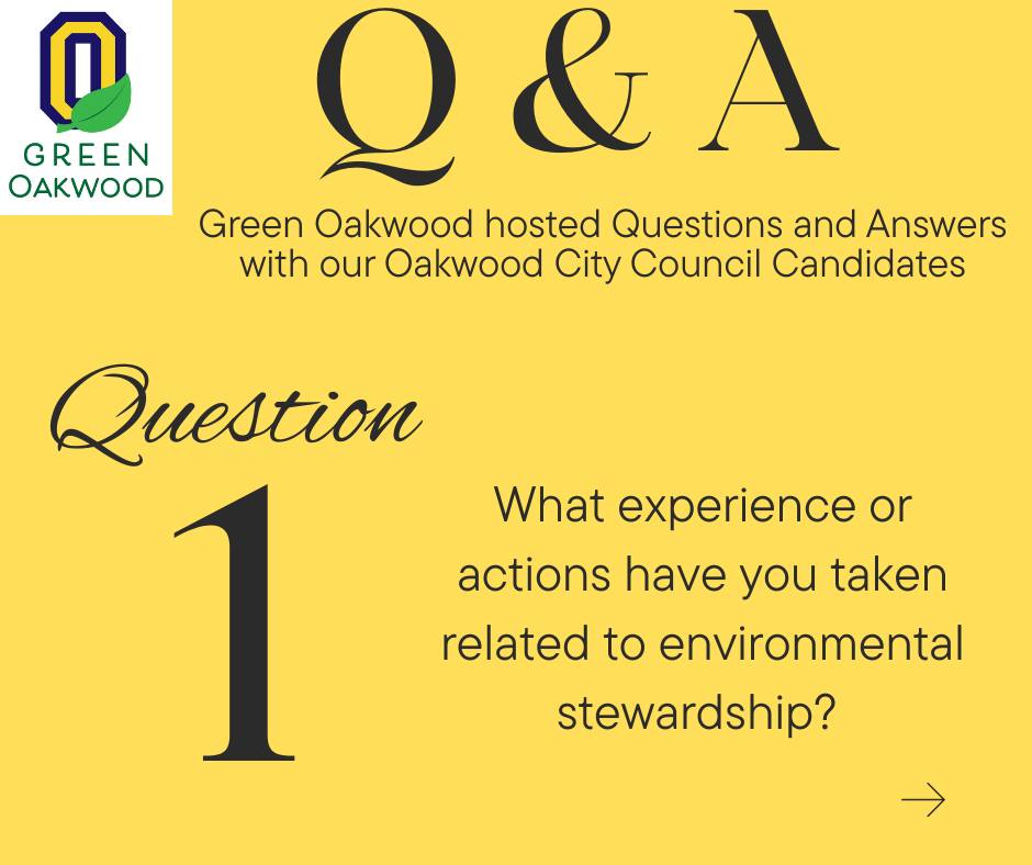 Q&A with our City Council Candidates – Question #1