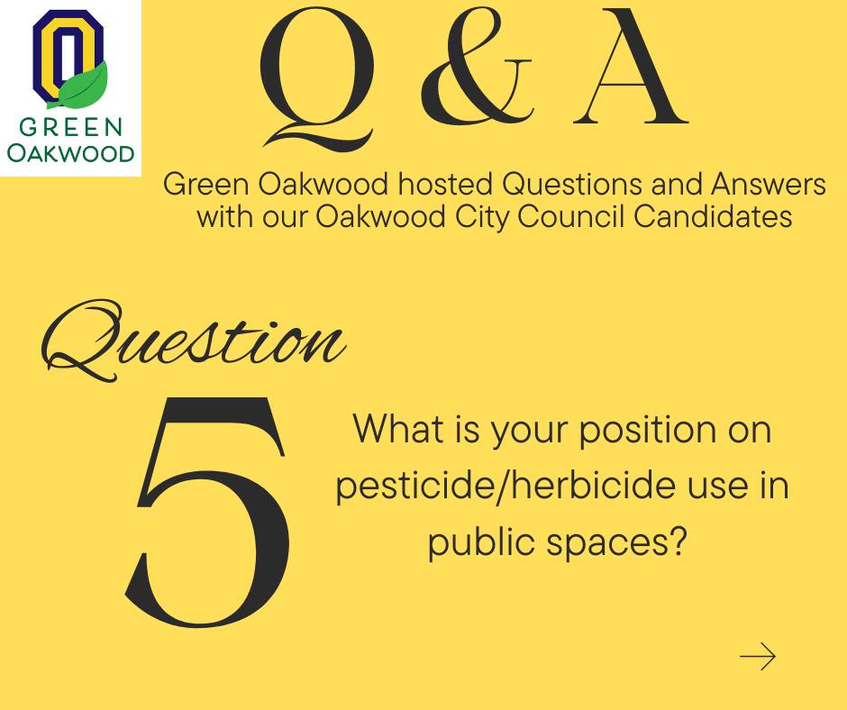 Q&A with our City Council Candidates – Question #5
