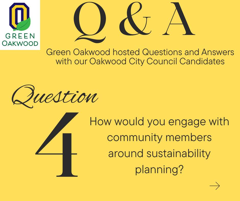 Q&A with our City Council Candidates – Question #4